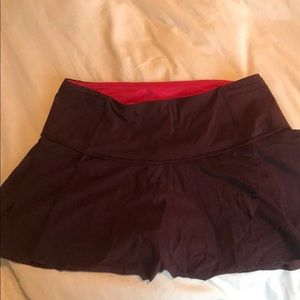 Lululemon Maroon 🎾 skirt!